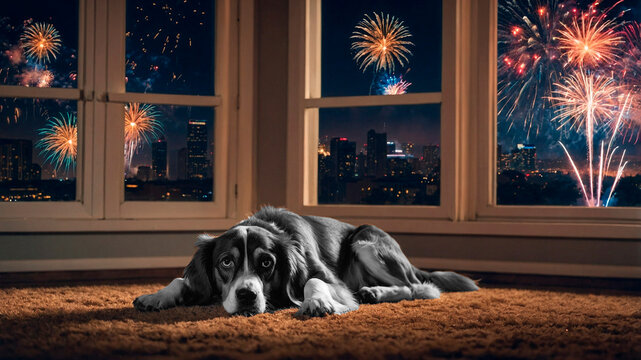 Fogos de Artif&iacute;cio e o Sofrimento dos C&atilde;es: Um Alerta