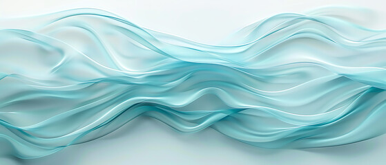 Fototapeta premium Delicate blue background with smooth, abstract patterns