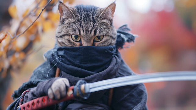 Kitty cute ninja
