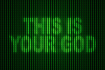 Fototapeta premium This is your God hidden in a Pound pattern