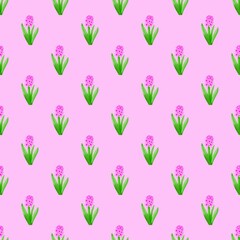 seamless pattern with flowers