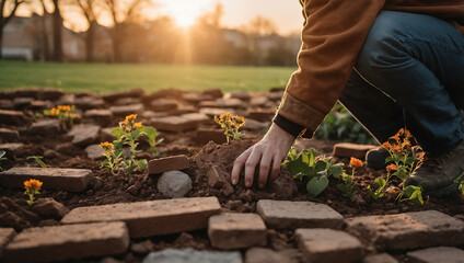 flowers in the garden
