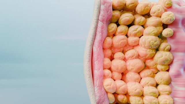 Weight loss Comparison. man body transformation. Before and after a thick and thin waist, Fat belly before and slim fit perfect abs after fast weight loss process. sports training. fat burn, 3d render