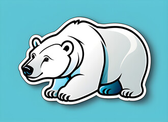 Obraz premium Polar bear generative ai