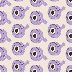 Naklejka premium decorative scotch tape, scrapbooking tape seamless pattern, back to school element, school stationery design