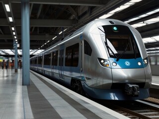 Fototapeta premium Modern High-Speed Train