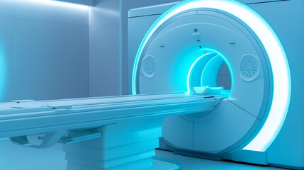 Advanced mri or ct scan medical diagnosis machine at hospital lab