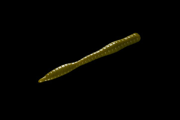 Colorful silicone fishing baits with plummets