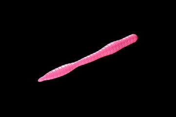 Colorful silicone fishing baits with plummets