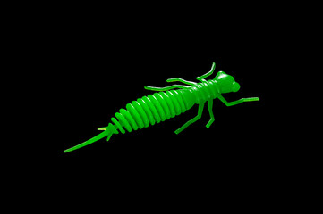 Colorful silicone fishing baits with plummets