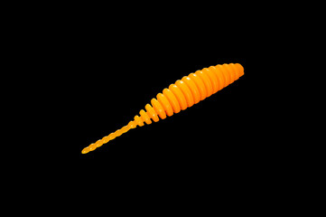 Colorful silicone fishing baits with plummets