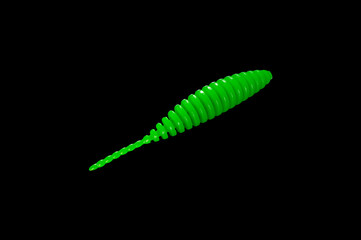 Colorful silicone fishing baits with plummets