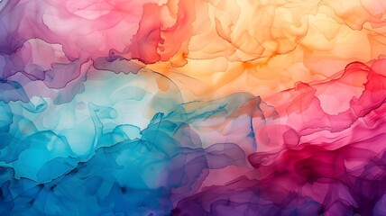 Abstract colorful wave background design. Alcohol ink wave stripe banner.	