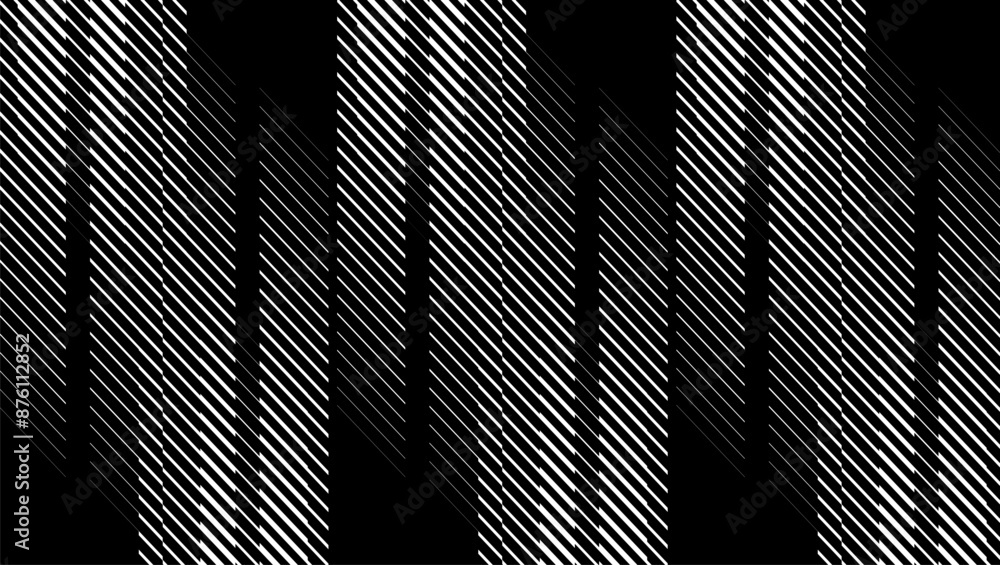 Aufkleber black and white smooth transition pattern. abstract background vector formats illustration. using fo