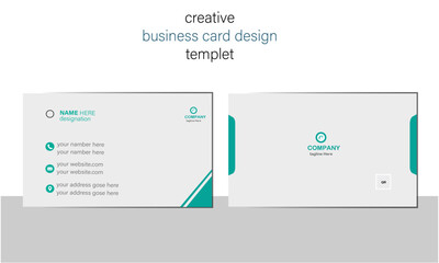 Ceative; modren; blue; and; drack; business; card; design; templet; clean; layout; and; rectangl;
          size; colours; variation
