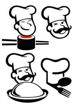 Cuoco felice , Illustrazione vettoriale 