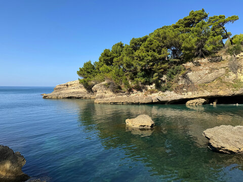 Amazing sea cove in Montenegro, Adriatic