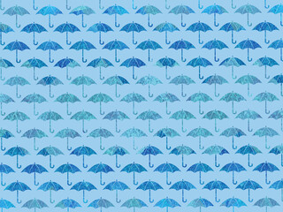 傘をモチーフにしたシームレスの背景素材