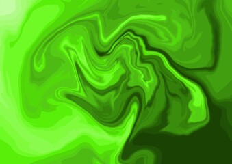 Fototapeta premium font abstrait suminagashi dégrader de vert 
