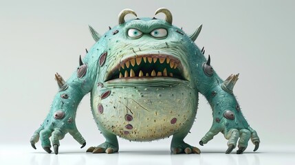 Obraz premium 3D monster cartoon character