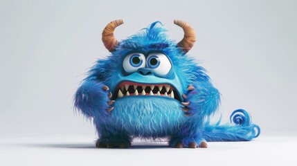 Fototapeta premium 3D cartoon monster character