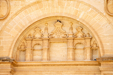 Obraz premium Royal Collegiate Church of Santa Maria la Mayor in Antequera, Spain
