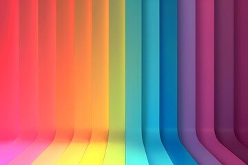 Obraz premium A gradient background with vibrant, complementary colors, transitioning seamlessly from one color to another, leaving a white space for text in the center