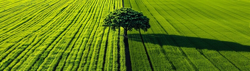 Fototapeta premium Agroforestry systems, integrating trees and crops