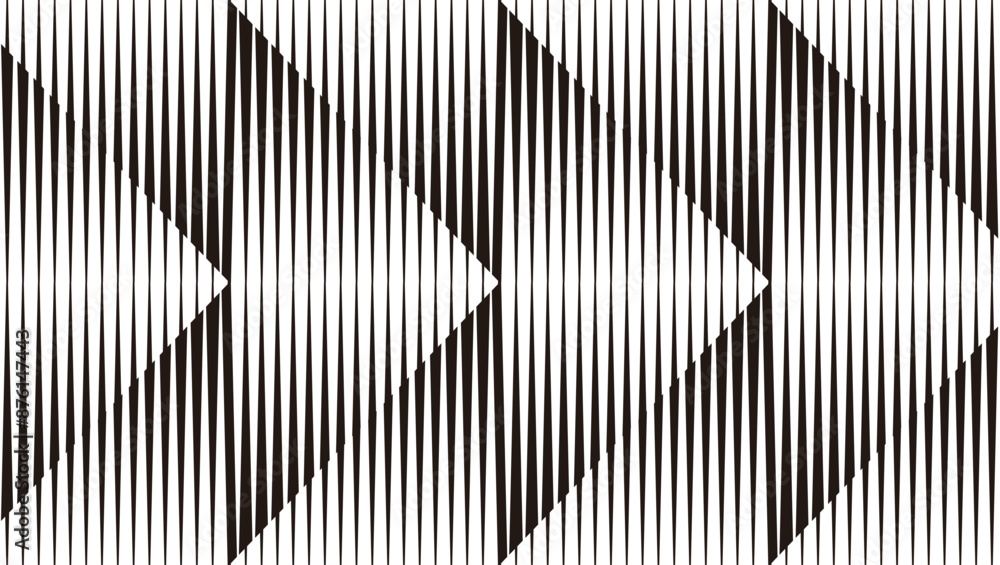 Poster fully editable vector element. black and white seamless arrows pattern. lines pattern with sharp sha