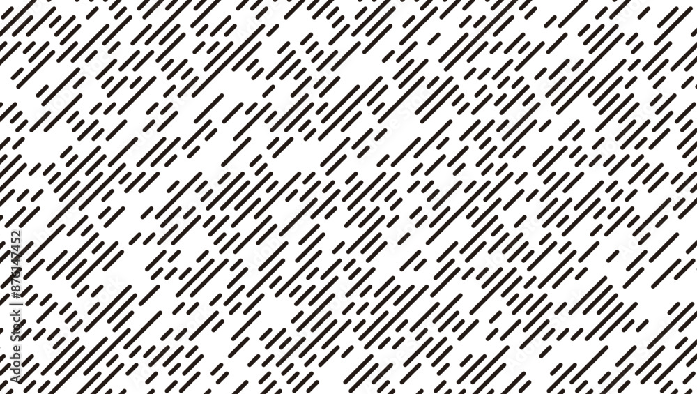 Poster black and white abstract diagonal stripes halftone background pattern. vector format illustration