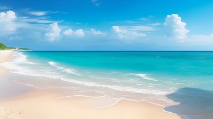 Fototapeta premium 真夏の海辺風景