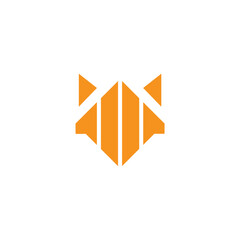 Fox Modern Geometric Logo