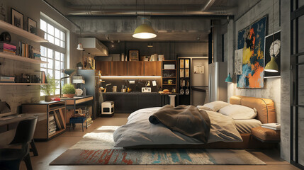 living room with a sofa, modern living room, living room interior