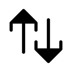 Sort Icon Vector Symbol Design Illustration