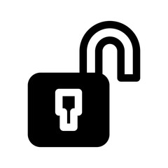 Unlock Icon Vector Symbol Design Illustration