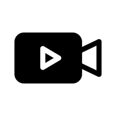 Video Icon Vector Symbol Design Illustration