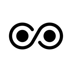 Unlimited Icon Vector Symbol Design Illustration