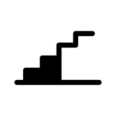 Stairs Icon Vector Symbol Design Illustration