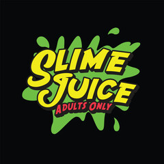 lime juice text based t shirt design