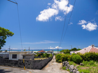 沖縄県糸満市名城の風景