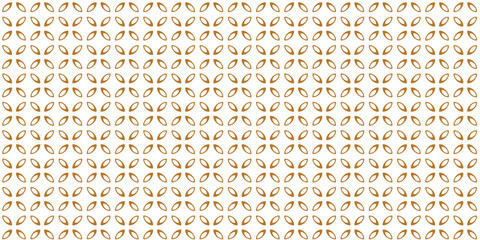 Golden vector floral seamless pattern. Abstract luxury geometric ornamental texture with small flower silhouettes. Gold and white simple ornament in oriental style.