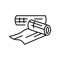 Bandages line black icon