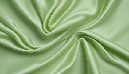 Light green silk fabric background