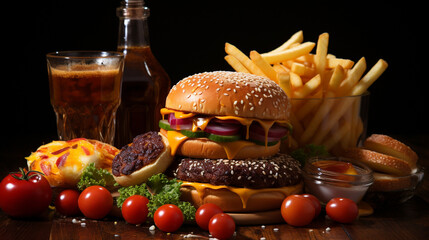 Foods enhancing the risk of cancer. Junk food
