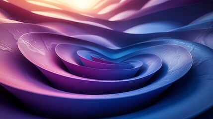 Fototapeta premium Mesmerizing Digital Artwork with Fluid Gradients and Intricate Patterns