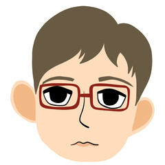 Portraits of men  with Various Ethnicities and Hair Colors 