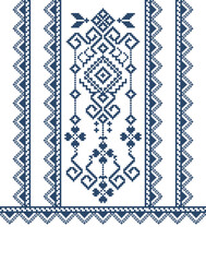 Vector seamless pattern pixcel style, ethnic geometry, ethnic design, Design for textile, fabric, batik, print, ethnic motifs.