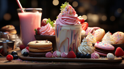 mix sweet food