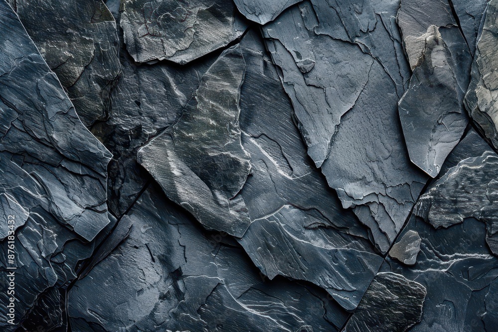 Aufkleber moody slate background with rich textures deep charcoal and graphite tones create a sophisticated na