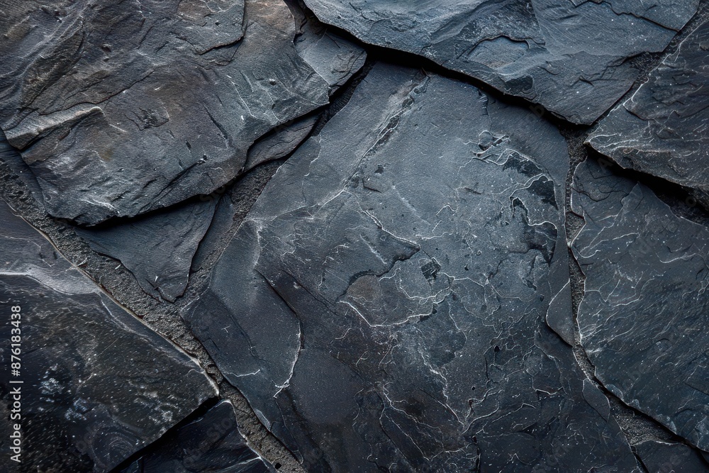Aufkleber moody slate background with rich textures deep charcoal and graphite tones create a sophisticated na